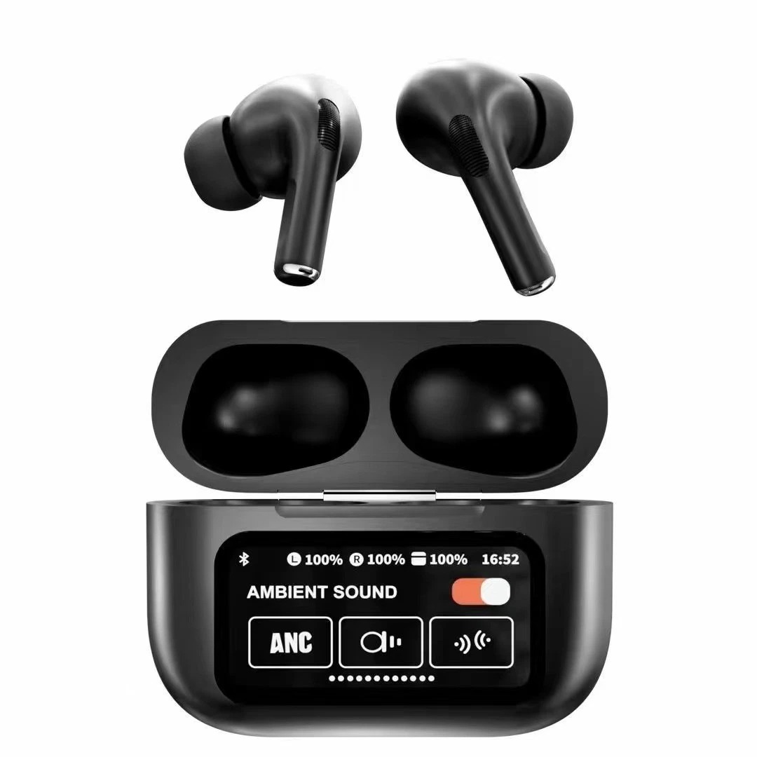 BLACK NEW A9 PRO APPLE AIRPODS