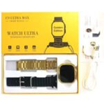 C9 Ultra Max Gold Edition Smartwatch with 2.1 Inch HD Display and Hryfine App