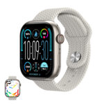 HK9 PRO Plus Series 9 Smartwatch White 2.02 Inch AMOLED AI Dial Dual Core Wearfit Pro App