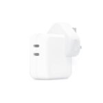 Iphone 35w Uk 3 Pin Dual Type C Fast Charging Pd Adapter