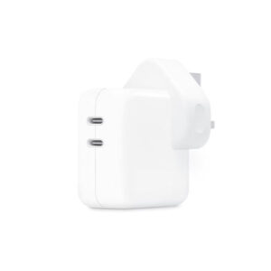 Iphone 35w Uk 3 Pin Dual Type C Fast Charging Pd Adapter