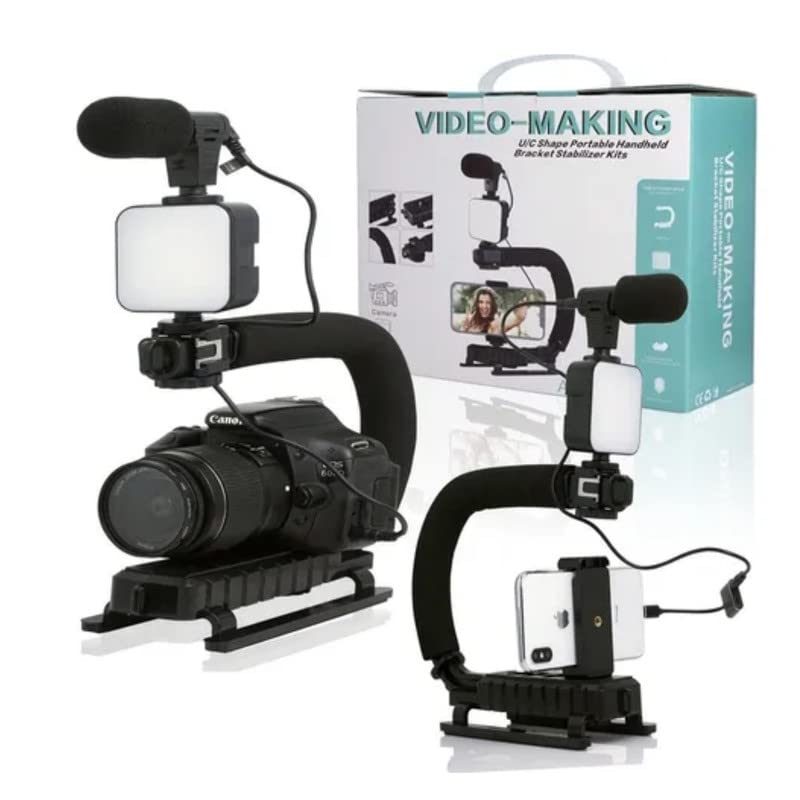 AY-49U U-Shaped Video Making Handheld Stabilizer Kit